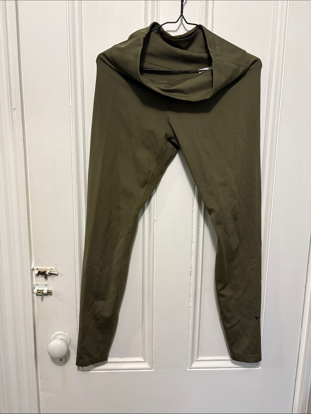 Nike Olive Athletic High-Waist Leggings